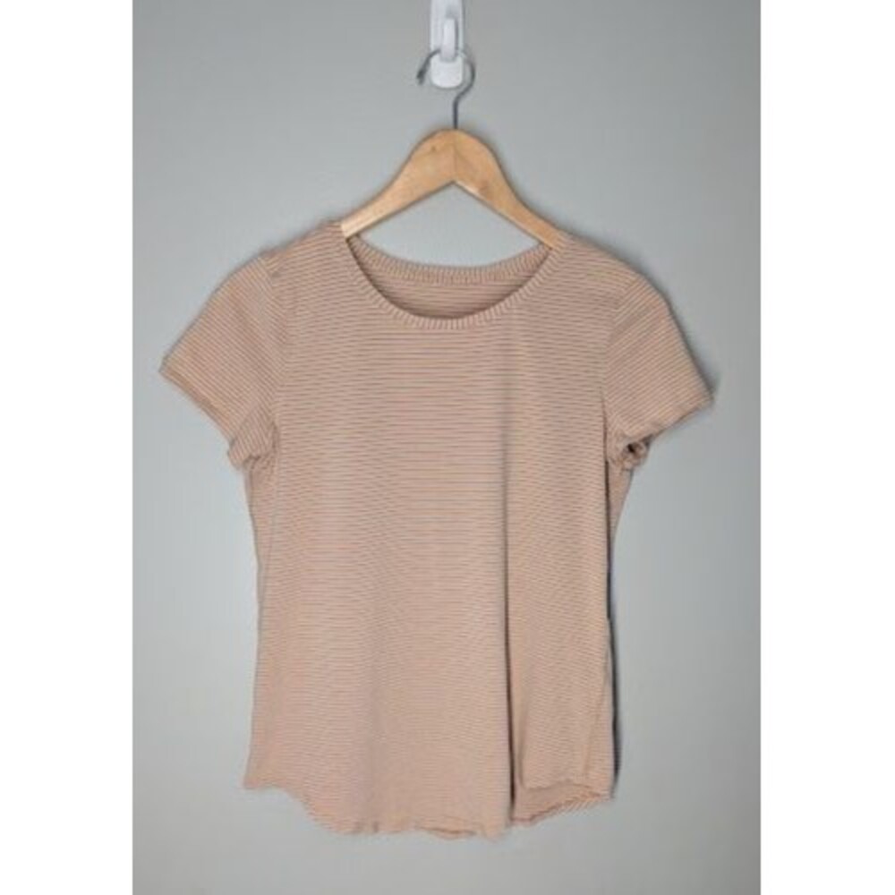 Lululemon Women’s Love Crew Short Sleeve T Shirt Size 6/8 Striped